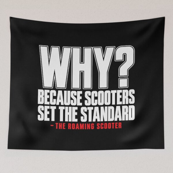 Item preview, Why? Because Scouters Set the Standard Funny Workout Scouting Performance T-Shirt designed and sold by Trendably.