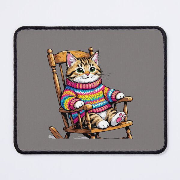 Item preview, Kitty in a colorful sweater designed and sold by PrintLabStudio.