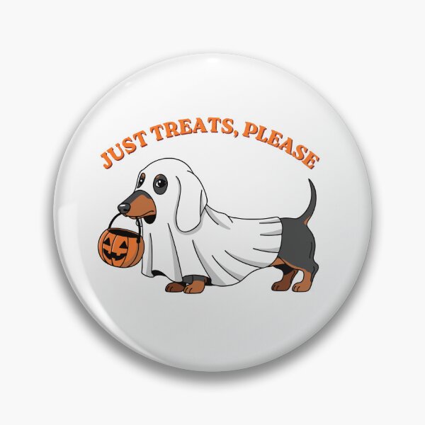 Item preview, Just Treats Please - Halloween Dachshund designed and sold by fifi1397.