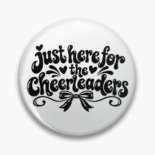 Item preview, Just Here for Cheerleaders Funny Cheerleading Fan Cheer Mom Dad Family Humor designed and sold by 76Valeria.