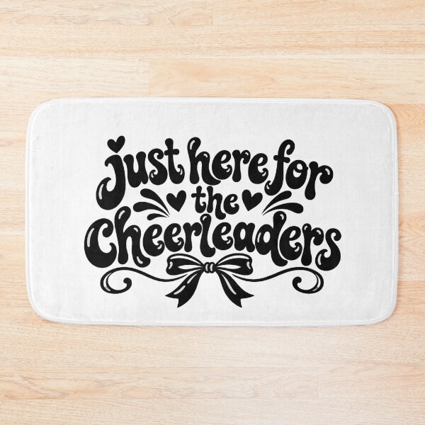 Item preview, Just Here for Cheerleaders Funny Cheerleading Fan Cheer Mom Dad Family Humor designed and sold by 76Valeria.
