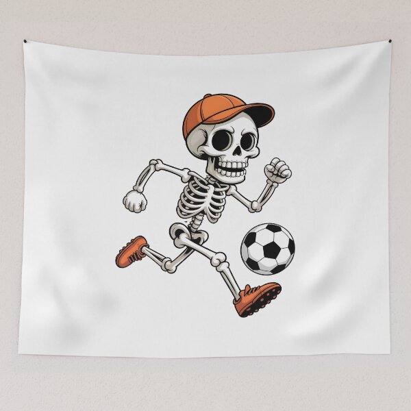 Item preview, Skeleton Soccer Halloween Football Design designed and sold by limanol.