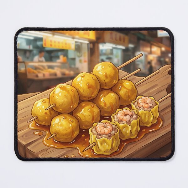 Item preview, Curry Fish Balls and Siu Mai Hong Kong Street Food designed and sold by jainaspp.