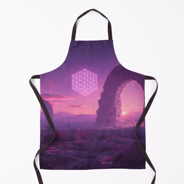 Item preview, Glowing Magenta Flower of Life Over Desert Arches designed and sold by monkeybusiness.pt.