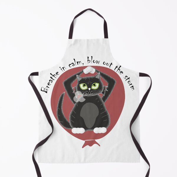 Item preview, Breathe in calm, blow out the storm - Cat Art designed and sold by Qoyllur.
