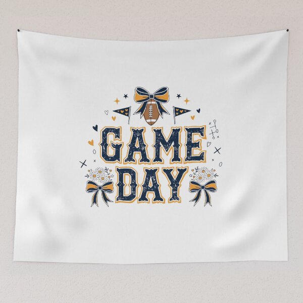 Item preview, game day football charm bow graphic mom fan gift designed and sold by DariaOltes.