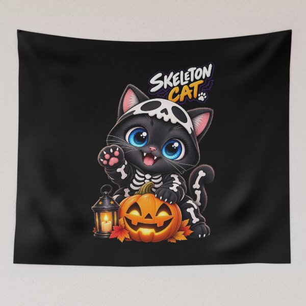 Item preview, Skeleton Cat  designed and sold by Meow Story .