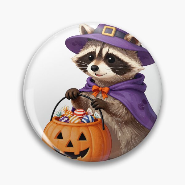 Item preview, Raccoon Trick-or-Treating designed and sold by chill-a-lot.