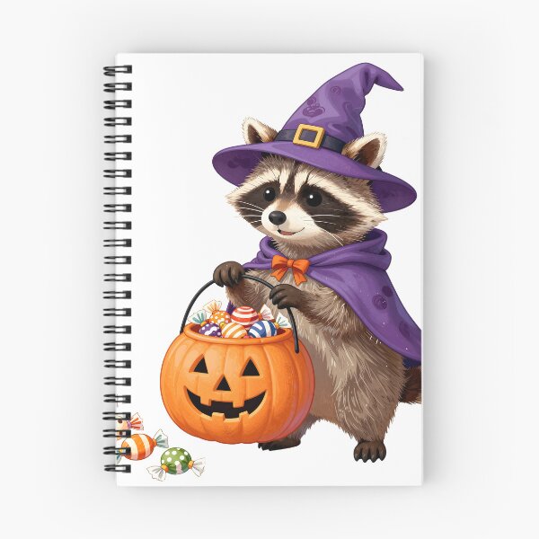 Item preview, Raccoon Trick-or-Treating designed and sold by chill-a-lot.