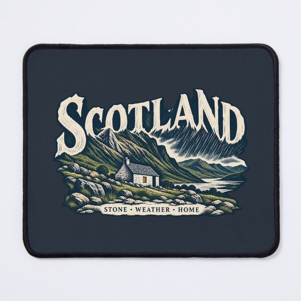 Item preview, Scotland Highlands Stone Weather Home designed and sold by 89BLACK.