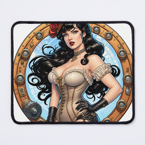Item preview, Atompunk Bettie Page designed and sold by obstinator.