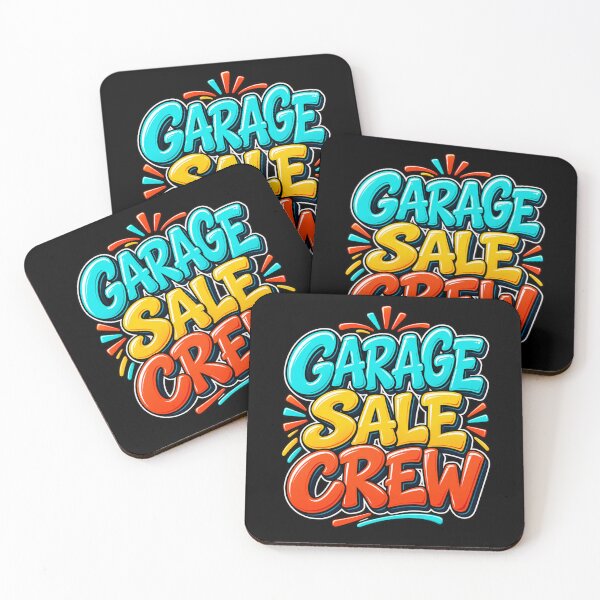 Item preview, Garage Sale Crew Funny Thrift Shopping Bargain Hunter T-Shirt designed and sold by Trendably.