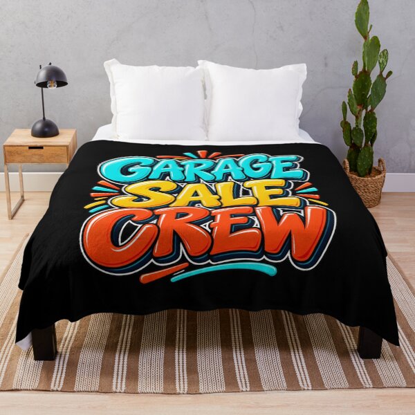 Item preview, Garage Sale Crew Funny Thrift Shopping Bargain Hunter T-Shirt designed and sold by Trendably.