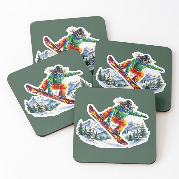 Item preview, Dynamic Snowboarder – Winter Mountain Adventure by PanaluPrint designed and sold by PanaluPrint .