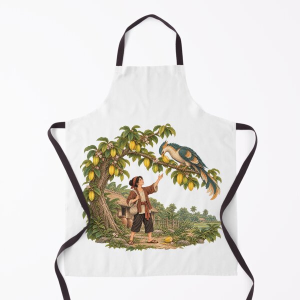 Item preview, The Starfruit Tree — Vietnamese Folk Tale Art designed and sold by Larkfound Studio.