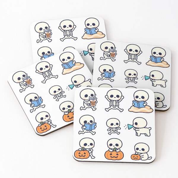 Item preview, Everyday Skeletons Funny Sticker Pack designed and sold by chill-a-lot.