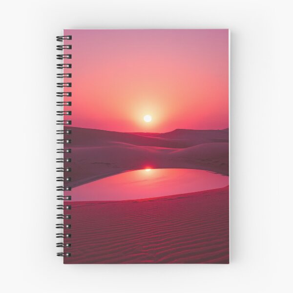 Item preview, Vibrant Pink Desert Sunset Over Oasis Pool designed and sold by monkeybusiness.pt.