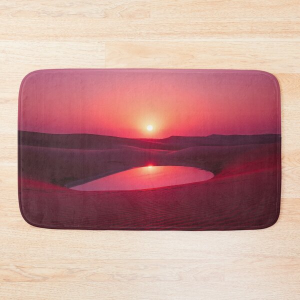 Item preview, Vibrant Pink Desert Sunset Over Oasis Pool designed and sold by monkeybusiness.pt.