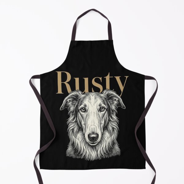 Item preview, Rusty Borzoi Dog Sketch for Sighthound Pup Parents and Russian Wolfhound Lovers designed and sold by raedattia.