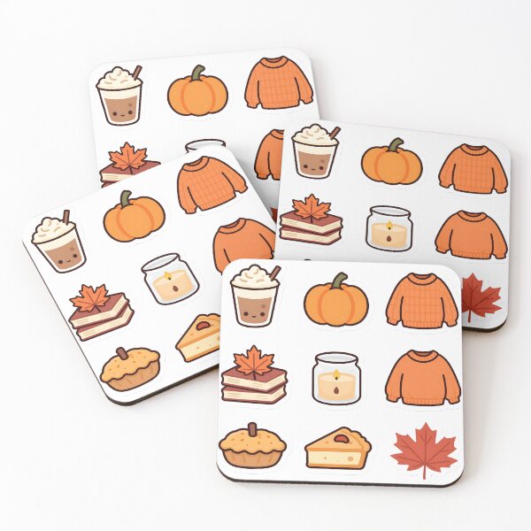 Item preview, Cozy Autumn Essentials Sticker Pack designed and sold by chill-a-lot.