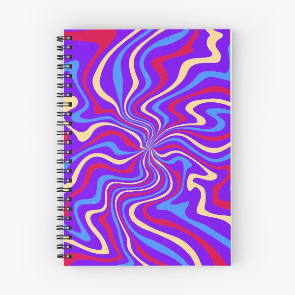 Item preview, Psychedelic 70s Swirl Pattern Purple Red Blue Retro Waves designed and sold by JRRTs.
