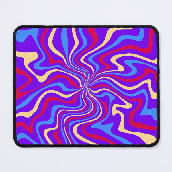 Item preview, Psychedelic 70s Swirl Pattern Purple Red Blue Retro Waves designed and sold by JRRTs.