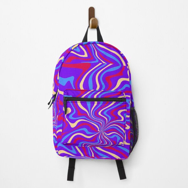 Item preview, Psychedelic 70s Swirl Pattern Purple Red Blue Retro Waves designed and sold by JRRTs.