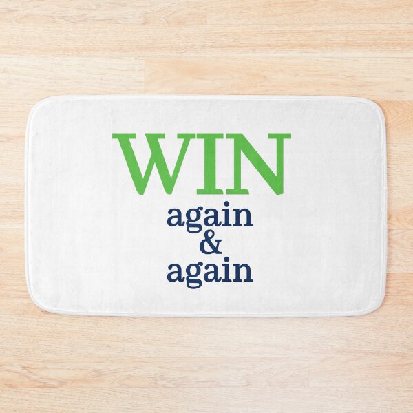 Item preview, Win Again & Again - Motivational Typography Art designed and sold by AWADHESH  CHAURASIA.