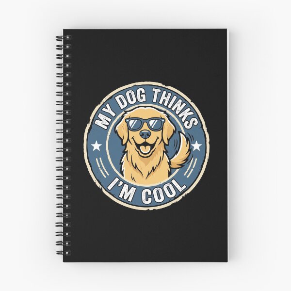 Item preview, My Dog Thinks I'M Cool T-Shirt | Funny Sarcastic Graphic Humor Tee designed and sold by ImadDesignsArts.