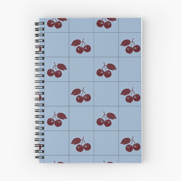 Item preview, Burgundy Cherry Checkered Aesthetic in Dusty Cashmere Blue designed and sold by AliaaSaleh56-.