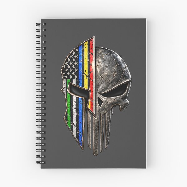Item preview, Thin Line Family – American Spartan Skull First Responder Brotherhood designed and sold by artistwill.