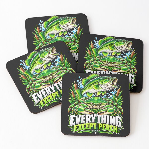 Item preview, Everything Except Perch Funny Fishing Angler Bird Humor T-Shirt designed and sold by Trendably.