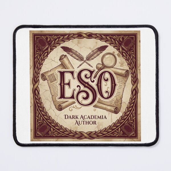 Item preview, ESO Dark Academia Author Emblem | Writer Aesthetic designed and sold by The Oakhaven Archive.