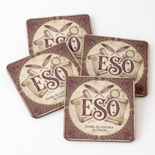 Item preview, ESO Dark Academia Author Emblem | Writer Aesthetic designed and sold by The Oakhaven Archive.