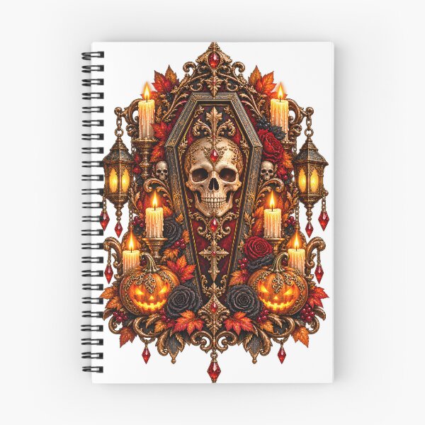 Item preview, Victorian Skull Coffin Emblem – Gothic Halloween designed and sold by Clothes With Smiling Animals Walt Gral.