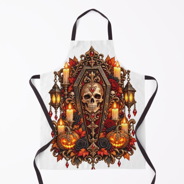 Artikelvorschau, Viktorianisches Totenkopf-Sarg-Emblem – Gothic Halloween entworfen und verkauft von Clothes With Smiling Animals Walt Gral.