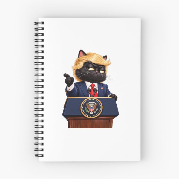 Item preview, Tremendous Side-Eye Cat – Funny Political Black Cat Satire designed and sold by InspireHerTribe.