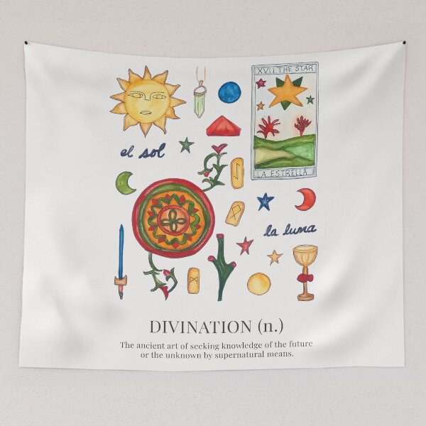Item preview, Mystical Divination and Tarot Card designed and sold by ElizabethCoelho.