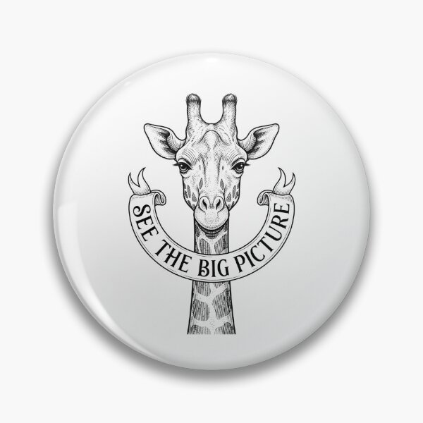 Item preview, See The Big Picture Giraffe Quote    designed and sold by Owcomm.