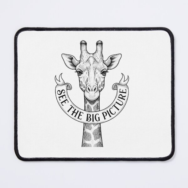 Item preview, See The Big Picture Giraffe Quote designed and sold by Owcomm.