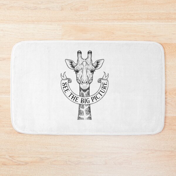 Item preview, See The Big Picture Giraffe Quote    designed and sold by Owcomm.