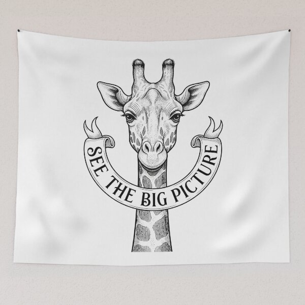 Item preview, See The Big Picture Giraffe Quote    designed and sold by Owcomm.