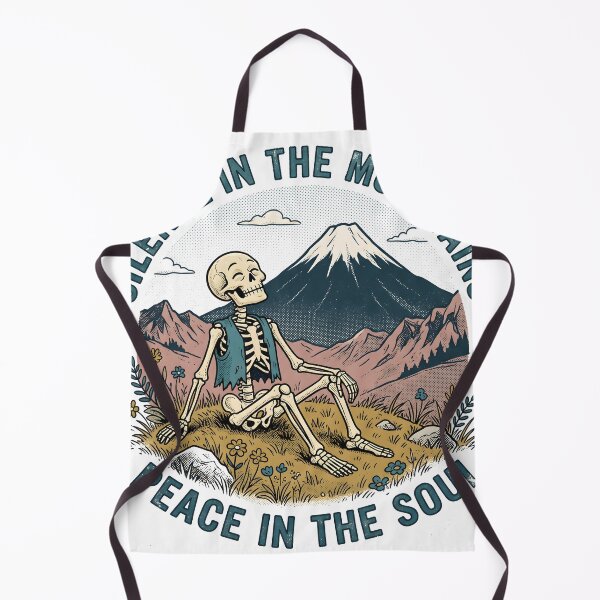 Item preview, Skeleton Rests Among Flowers Before Mount Fuji designed and sold by MisteryDesigner.