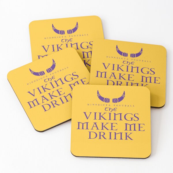 Item preview, THE VIKINGS MAKE ME DRINK designed and sold by delllsdesigns.