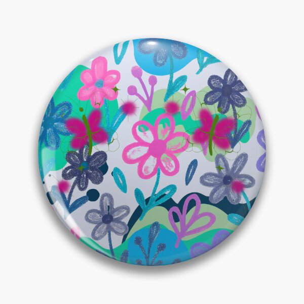 Item preview, Playful Chalk Garden Pattern designed and sold by Lougud.
