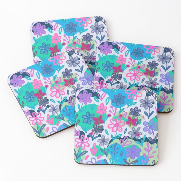 Item preview, Playful Chalk Garden Pattern designed and sold by Lougud.