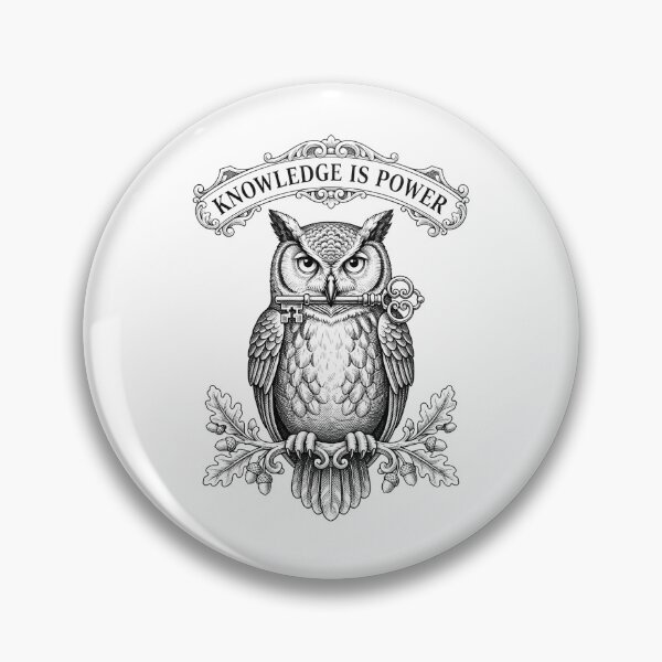 Item preview, Knowledge Is Power Owl Vintage Socialist Art    designed and sold by Owcomm.