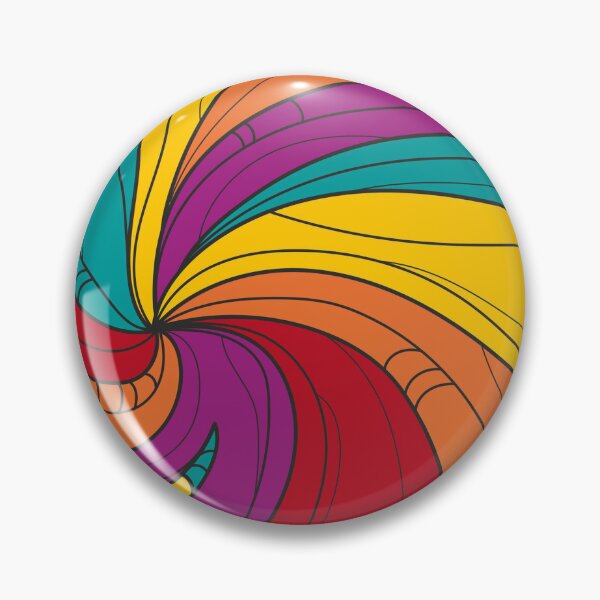 Item preview, Psychedelic 70s Pinwheel Pattern Colorful Groovy Retro Swirl designed and sold by JRRTs.