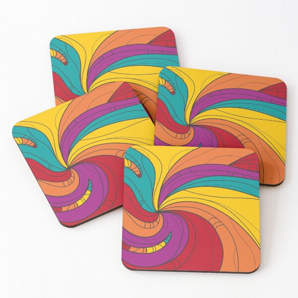 Item preview, Psychedelic 70s Pinwheel Pattern Colorful Groovy Retro Swirl designed and sold by JRRTs.