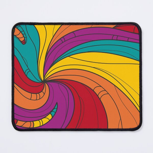 Item preview, Psychedelic 70s Pinwheel Pattern Colorful Groovy Retro Swirl designed and sold by JRRTs.